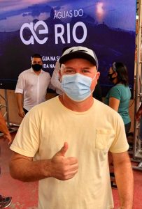 Sandro está esperançoso com a chegada da nova concessionária de águas e esgoto