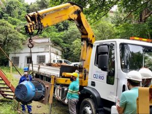 Nova bomba é instalada na elevatória
