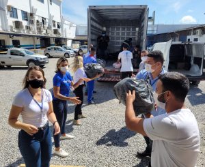 Voluntários arrecadam mais de 3 mil donativos
