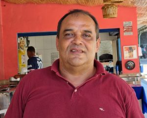 André Pereira, um dos beneficiados com a melhora no abastecimento de água
