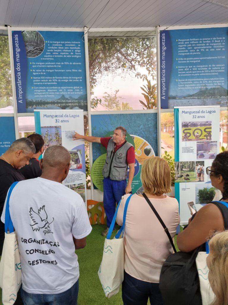 De Portas Abertas recebe líderes de comunidades no Espaço Convivência Sustentável na Lagoa Rodrigo de Freitas