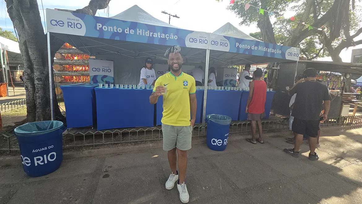 Águas do Rio marca presença em mais uma edição do Arraiá do Alemão