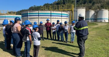 Estudantes da rede pública de Miracema visitam Estação de Tratamento de Esgoto da Águas do Rio